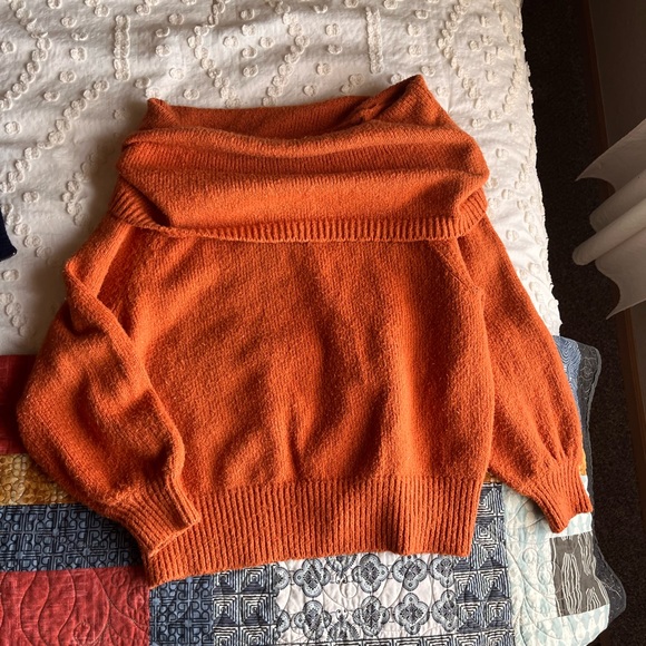 Anthropologie Off the Shoulder Knit Sweater - Picture 4 of 10